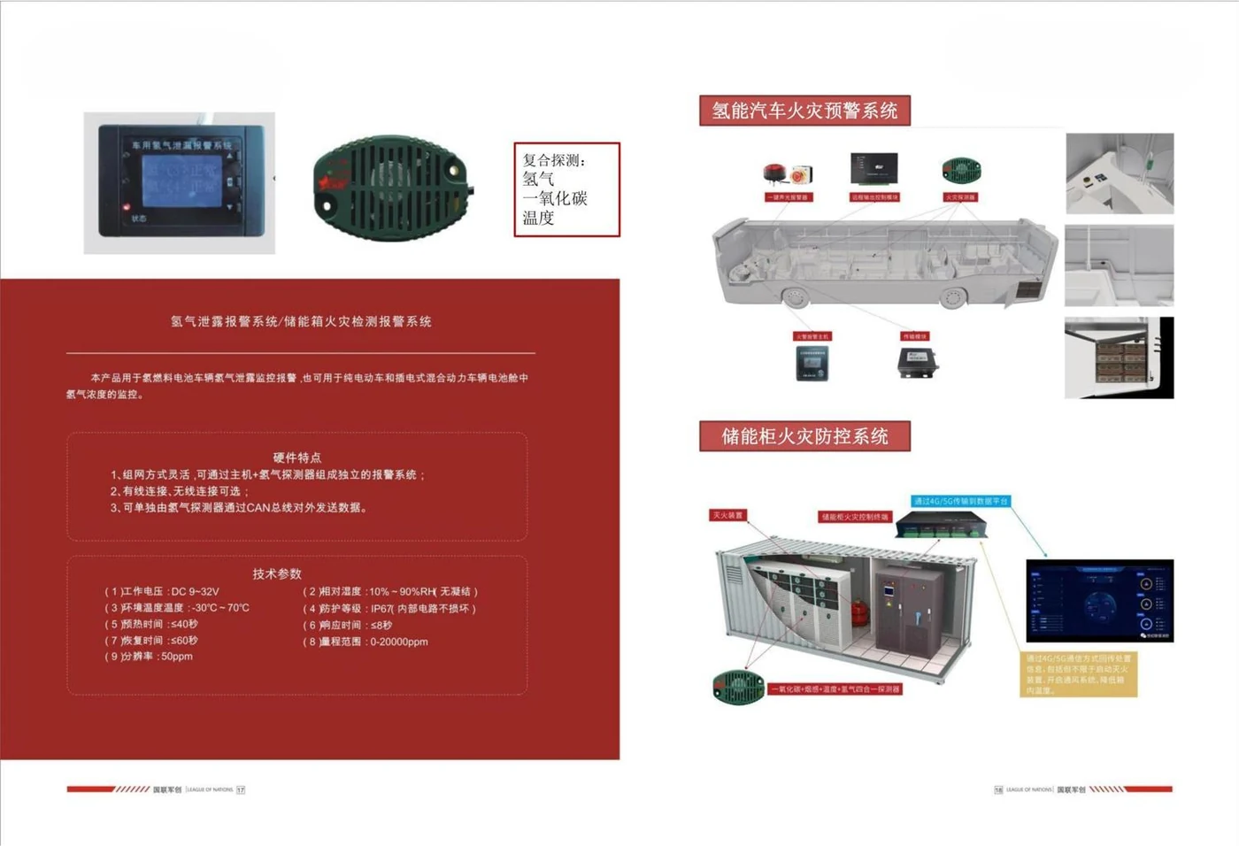 火灾/氢气/挥发物监测模块
